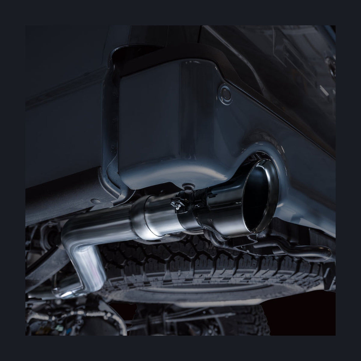 AWE Tuning AWE Tuning 2021+ Ford F-150 Tremor (w/ Bumper Cutouts) 0FG Non-Resonated Catback -Diamond Black Tips, installed