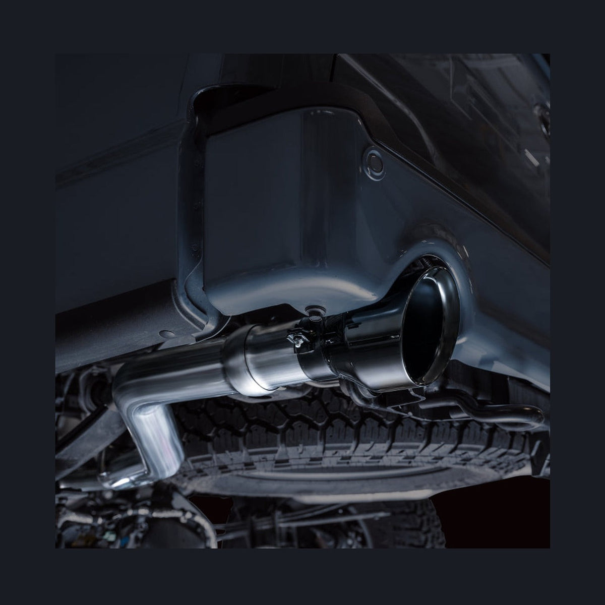 AWE Tuning AWE Tuning 2021+ Ford F-150 Tremor (w/ Bumper Cutouts) 0FG Non-Resonated Catback -Diamond Black Tips, installed