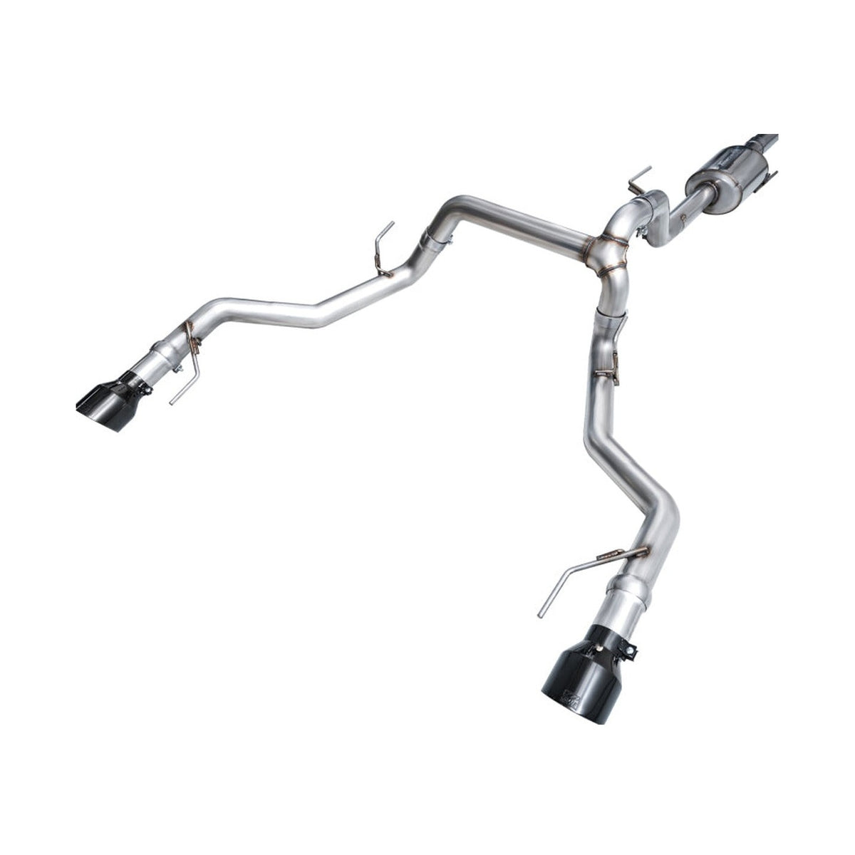 AWE Tuning AWE Tuning 2021+ Ford F-150 Tremor (w/ Bumper Cutouts) 0FG Non-Resonated Catback -Diamond Black Tips