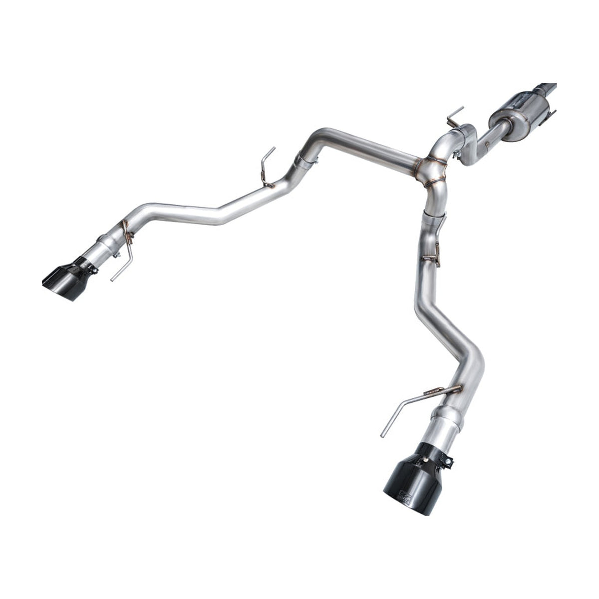 AWE Tuning AWE Tuning 2021+ Ford F-150 Tremor (w/ Bumper Cutouts) 0FG Non-Resonated Catback -Diamond Black Tips