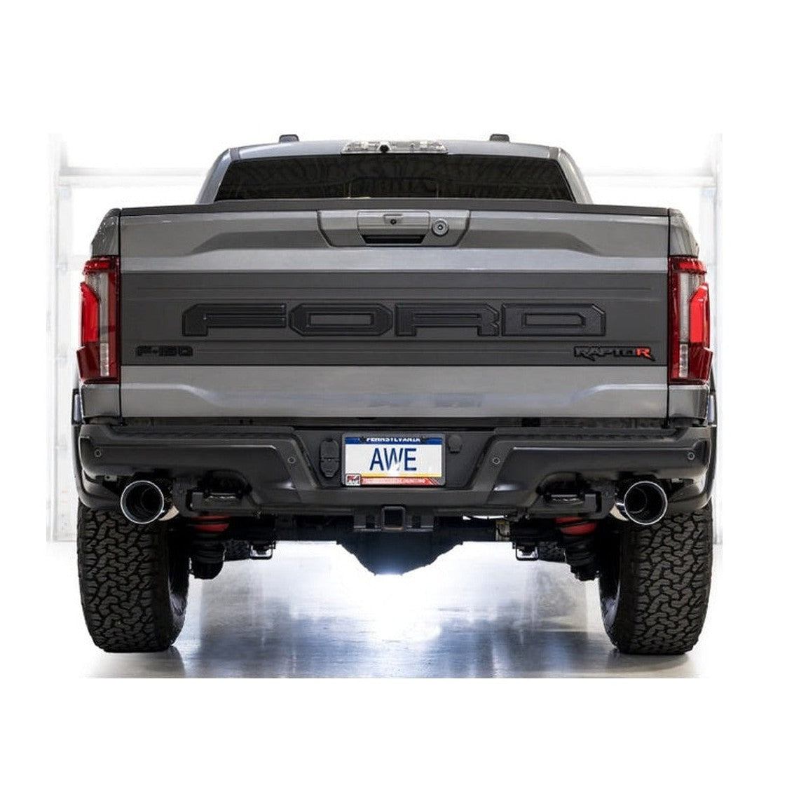 AWE Tuning AWE Tuning Gen 3 Raptor R SwitchPath Exhaust - Chrome Silver Tips, installed