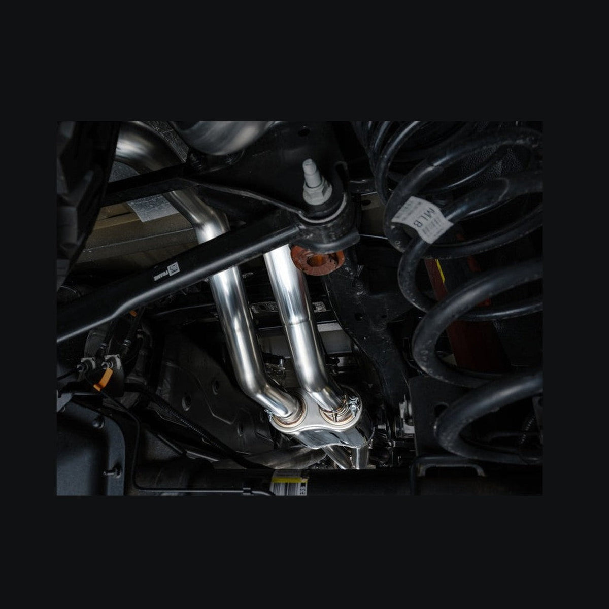 AWE Tuning AWE Tuning Gen 3 Ford Raptor SwitchPath Exhaust - Diamond Black Tips, installed
