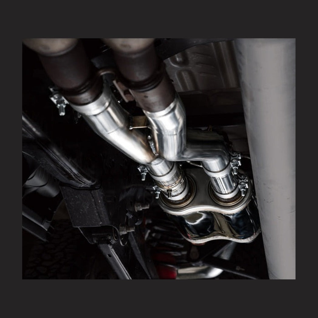AWE Tuning AWE Tuning Gen 3 Raptor R SwitchPath Exhaust - Diamond Black Tips, installed