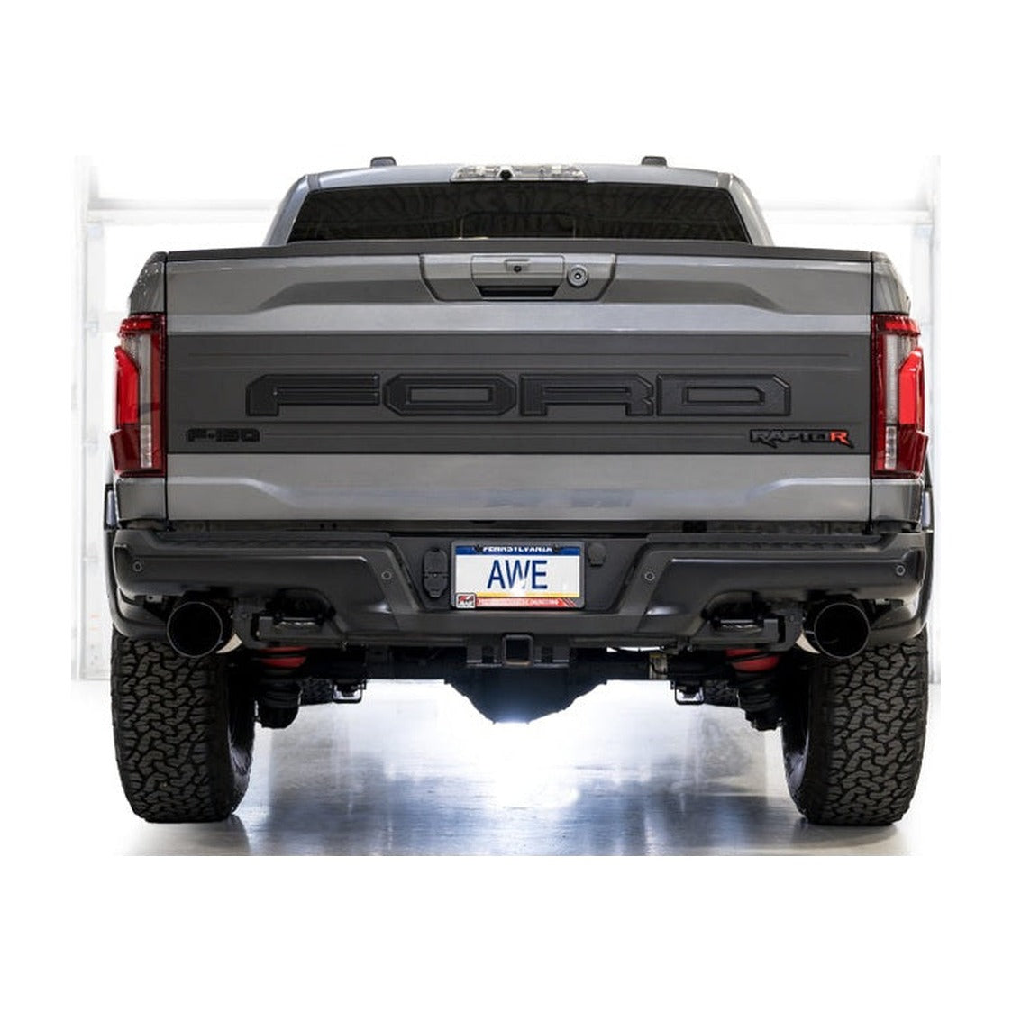 AWE Tuning AWE Tuning Gen 3 Raptor R SwitchPath Exhaust - Diamond Black Tips, installed