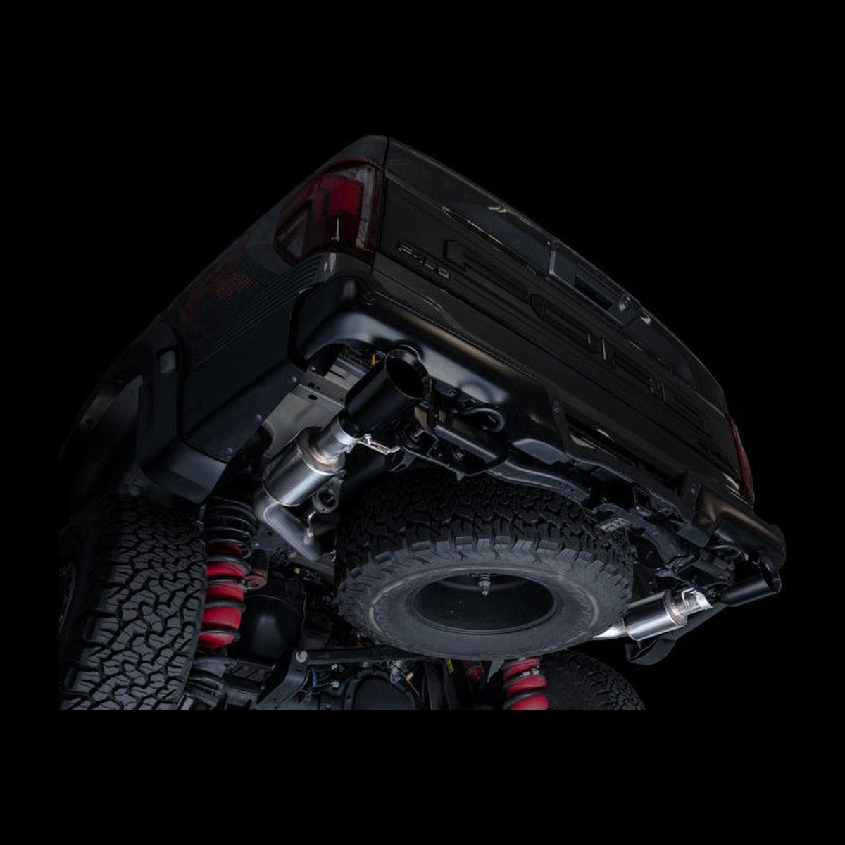 AWE Tuning AWE Tuning Gen 3 Raptor R SwitchPath Exhaust - Diamond Black Tips, installed