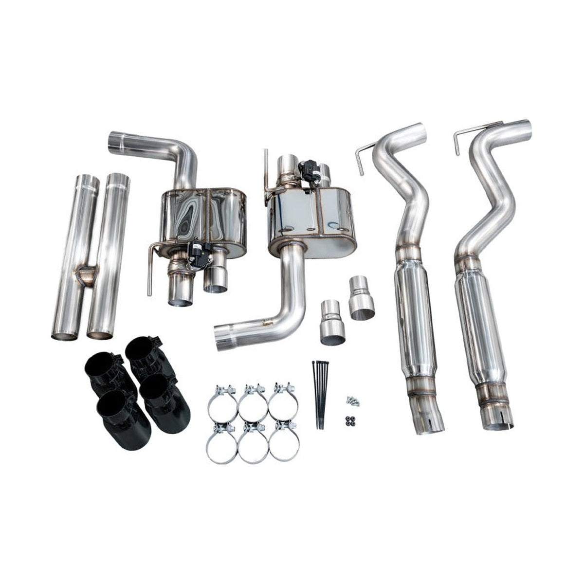 AWE Tuning AWE Tuning 18-23 S550 Mustang GT SwitchPath Exhaust - Diamond Black Tips