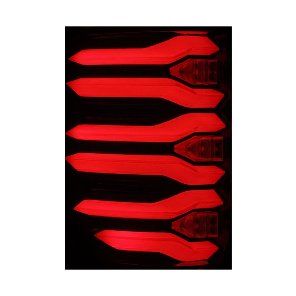 AlphaRex AlphaRex 09-14 Ford F150 LUXX LED Taillights - Black/Red Housing
