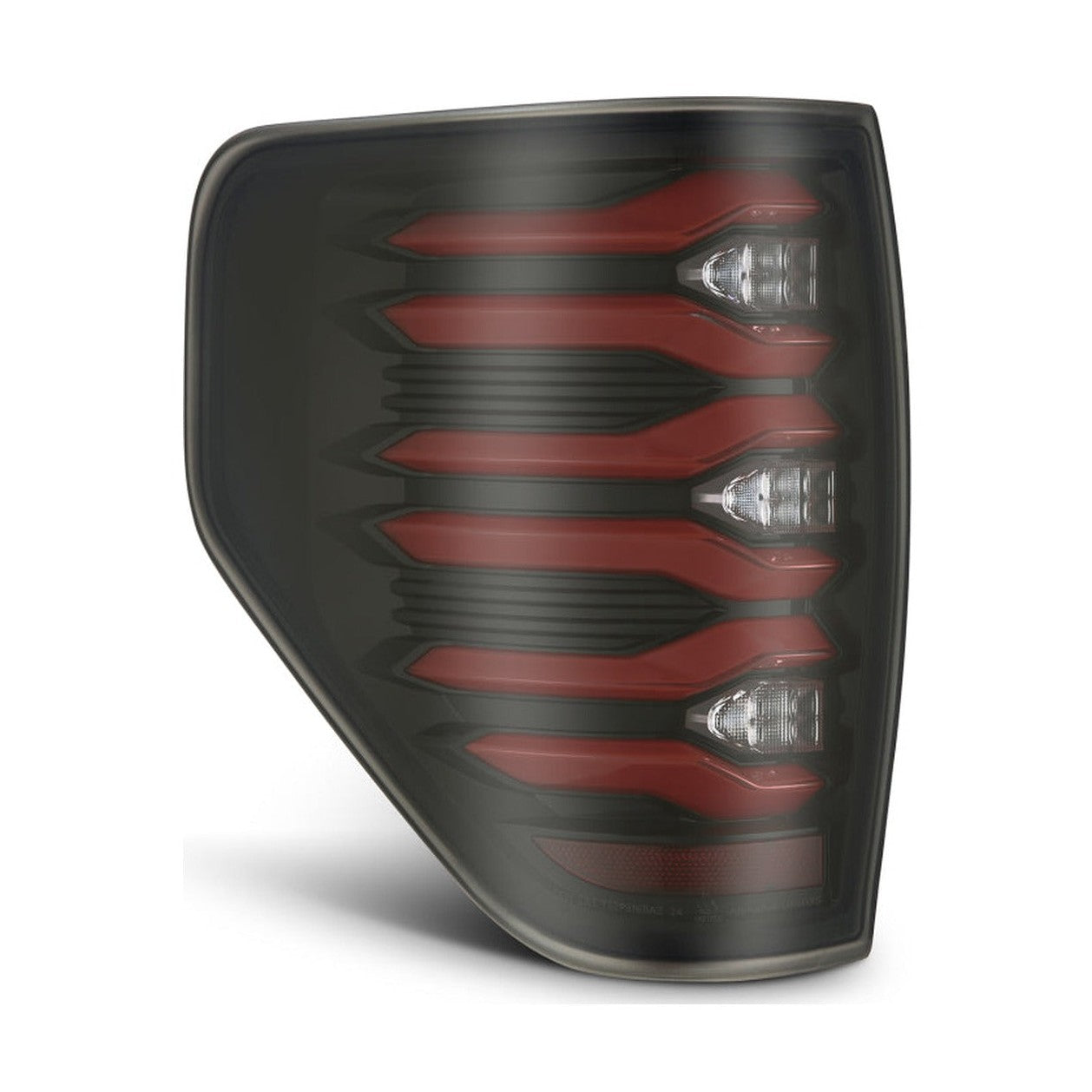 AlphaRex AlphaRex 09-14 Ford F150 LUXX LED Taillights - Black/Red Housing