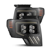 AlphaRex AlphaRex 09-14 Ford F150 NOVA-Series LED Prj. Headlights Alpha Blk w/Activ Light & SeqSig /SB DBL 880093