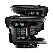 AlphaRex AlphaRex 18-20 Ford F-150 NOVA LED Proj Headlight Plank Style Alpha Blk w/Activ Light/Seq Signal/DRL