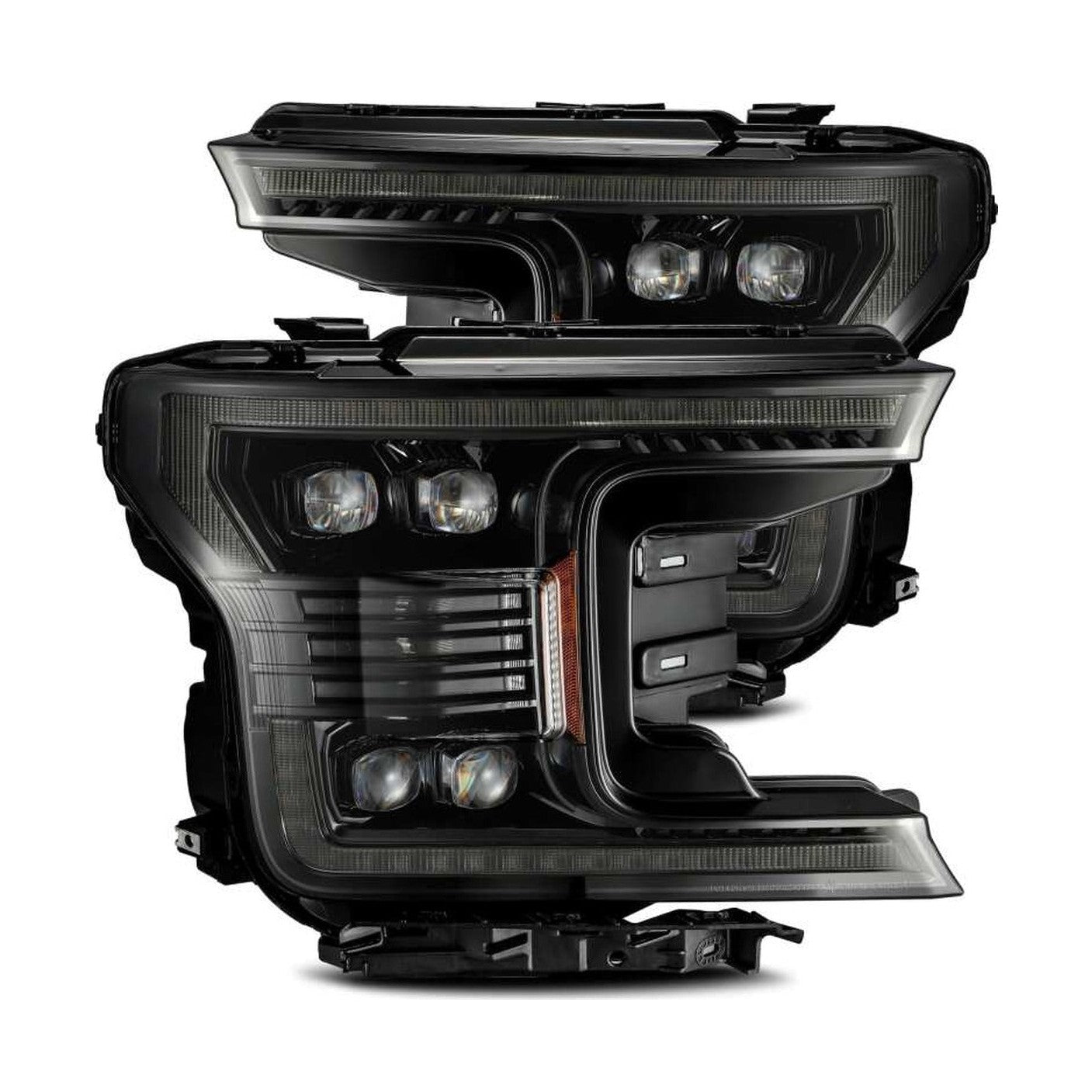 AlphaRex AlphaRex 18-20 Ford F-150 NOVA LED Proj Headlight Plank Style Alpha Blk w/Activ Light/Seq Signal/DRL