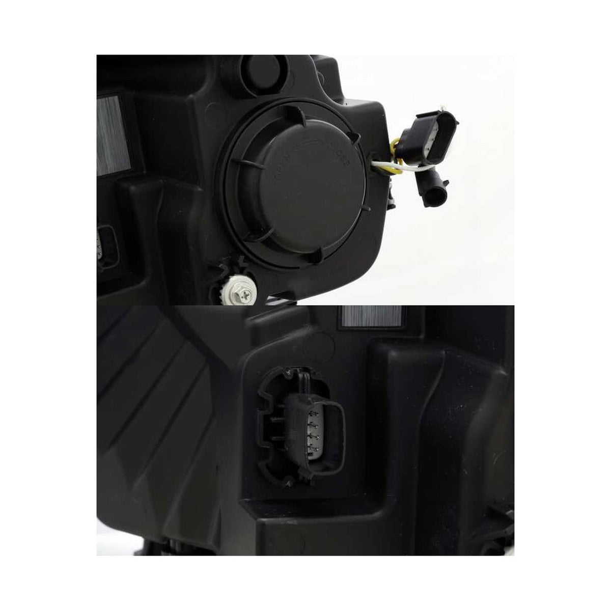 AlphaRex AlphaRex 15-17 Ford F-150 LUXX LED Projector Headlights Plank Style Black w/Activ Light/DRL