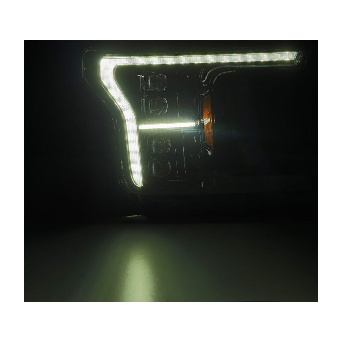 AlphaRex AlphaRex 18-20 Ford F-150 NOVA LED Proj Headlight Alpha Blk (14th Gen G2 Style)