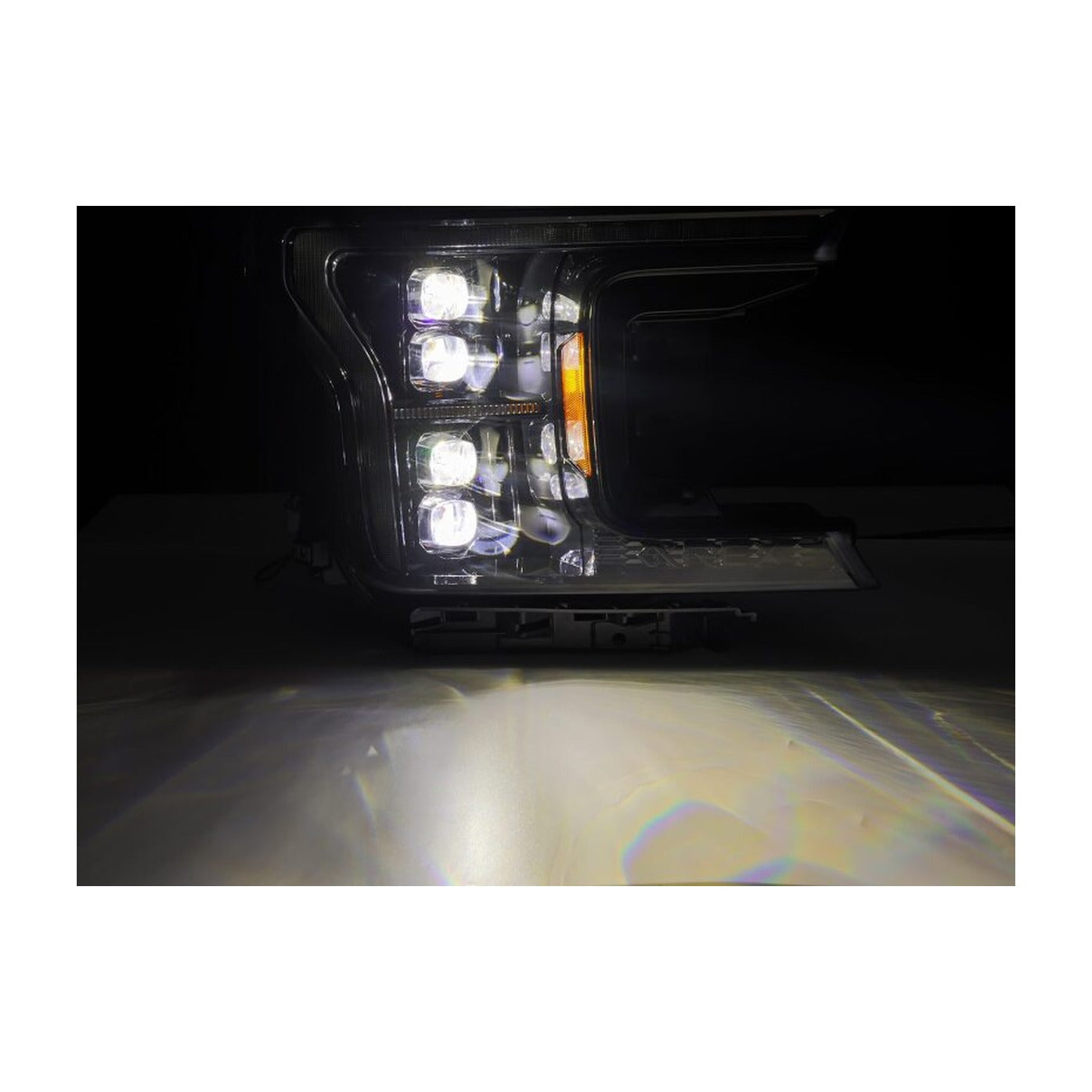 AlphaRex AlphaRex 18-20 Ford F-150 NOVA LED Proj Headlight Alpha Blk (14th Gen G2 Style)