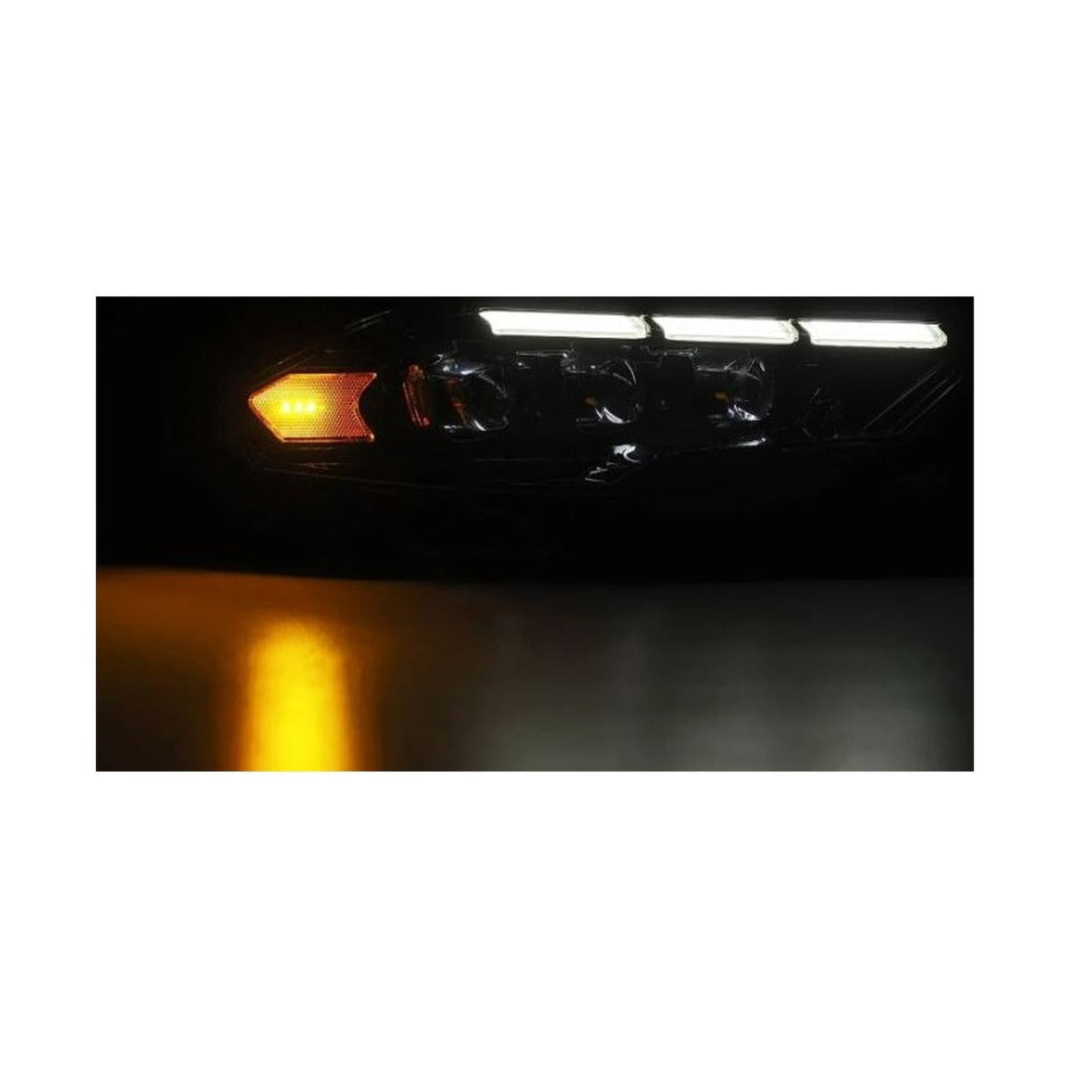 AlphaRex AlphaRex 18-20 Ford Mustang NOVA LED Proj Headlights Alpha-Black w/Activ Light/Seq Signal/Switch DRL
