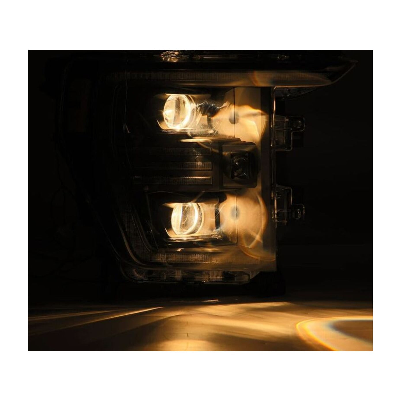 AlphaRex AlphaRex 21-22 Ford F150 PRO-Series Projector headlights Black w/Activ Light/Seq Signal