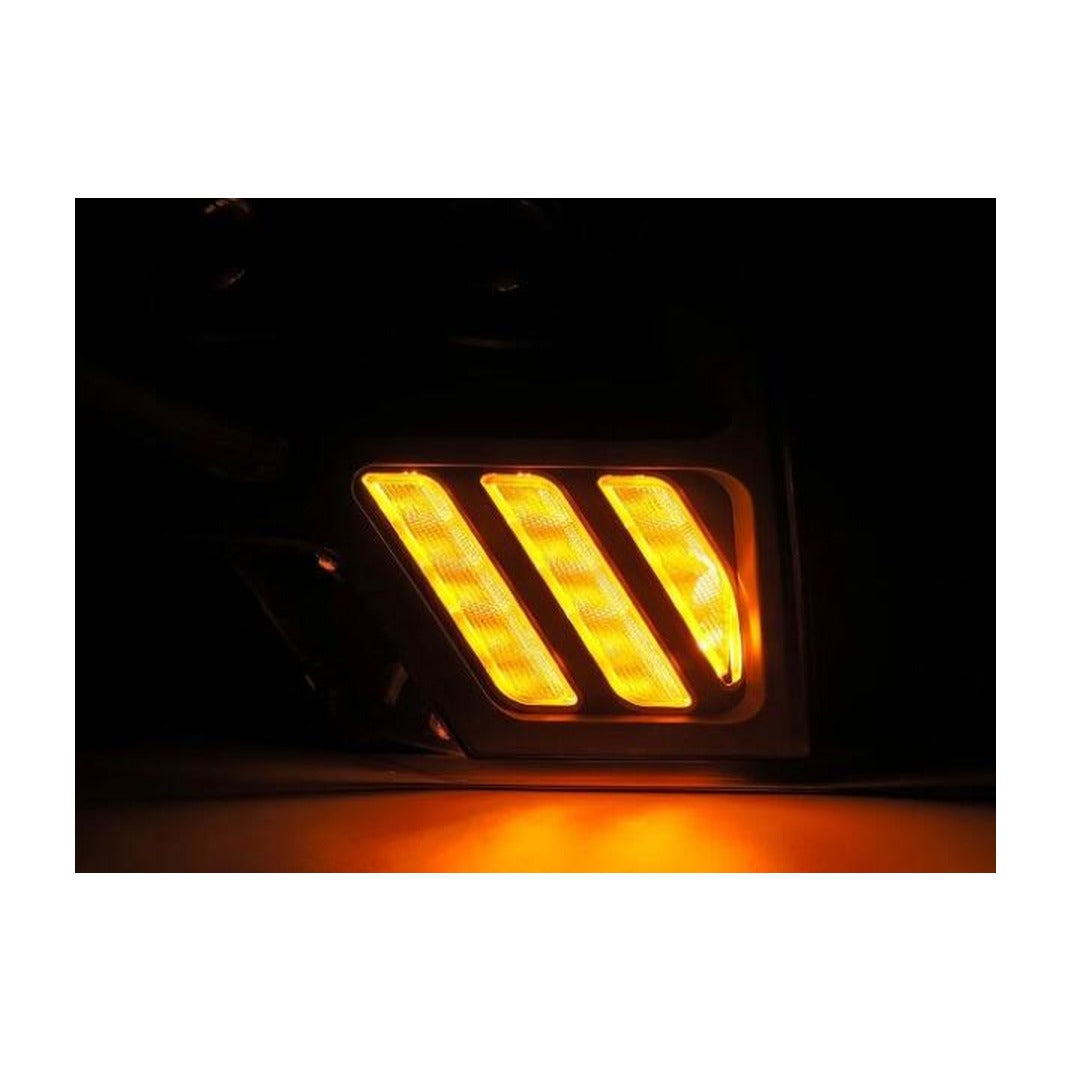 AlphaRex AlphaRex 09-14 Ford F-150 PRO-Series Projector Headlights Plank Style Black w/Activ Light/Seq Signal