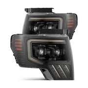 AlphaRex AlphaRex 09-14 Ford F-150 PRO-Series Projector Headlights Black w/Activation Light Seq Signal SB DRL