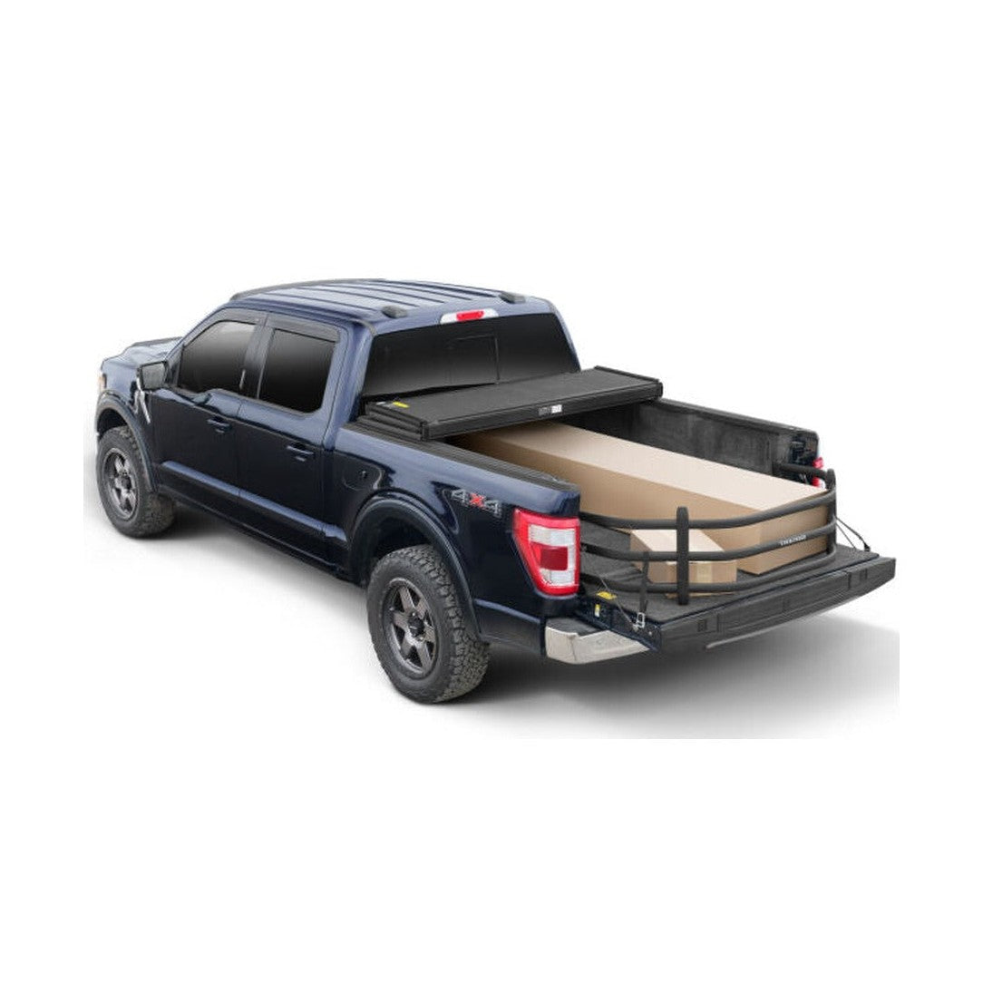 AMP Research AMP Research 04-22 Ford F-150 BedXtender HD Sport - Black (Optional No-Drill Brkt 74602-01A), installed