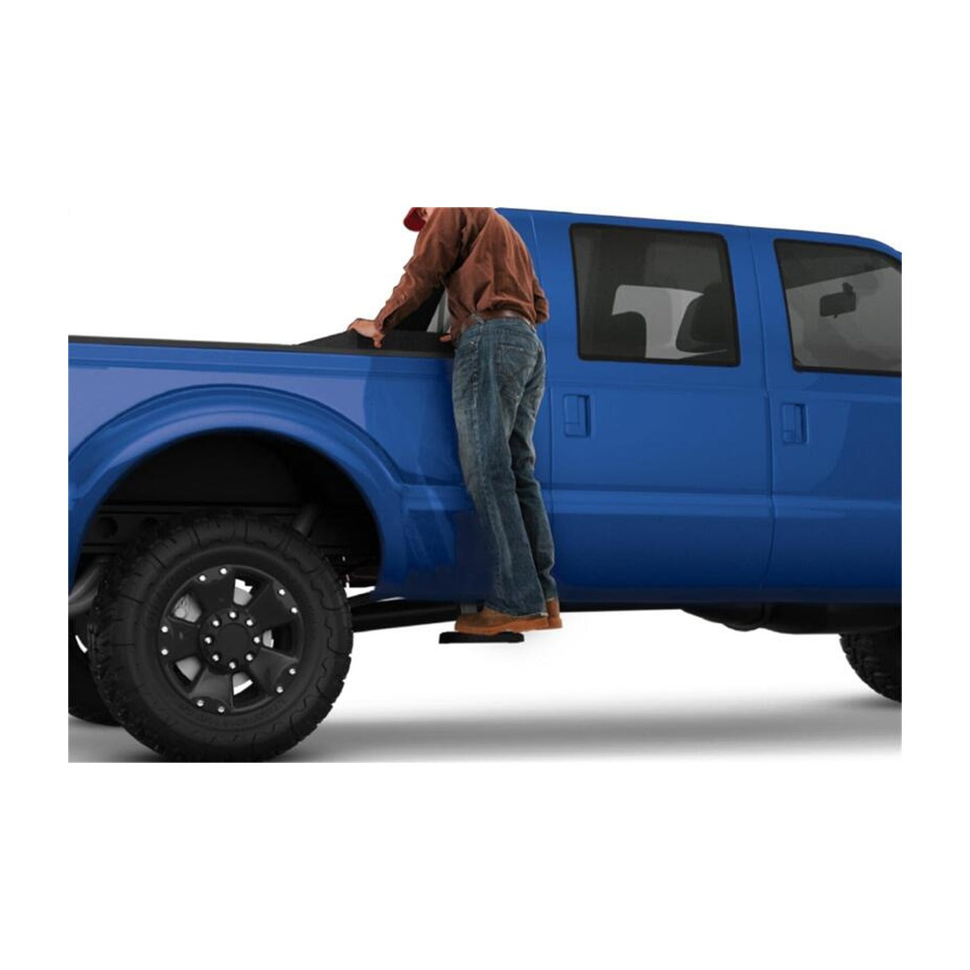 AMP Research AMP Research 15-22 Ford F150 All Beds BedStep2 - Black, installed