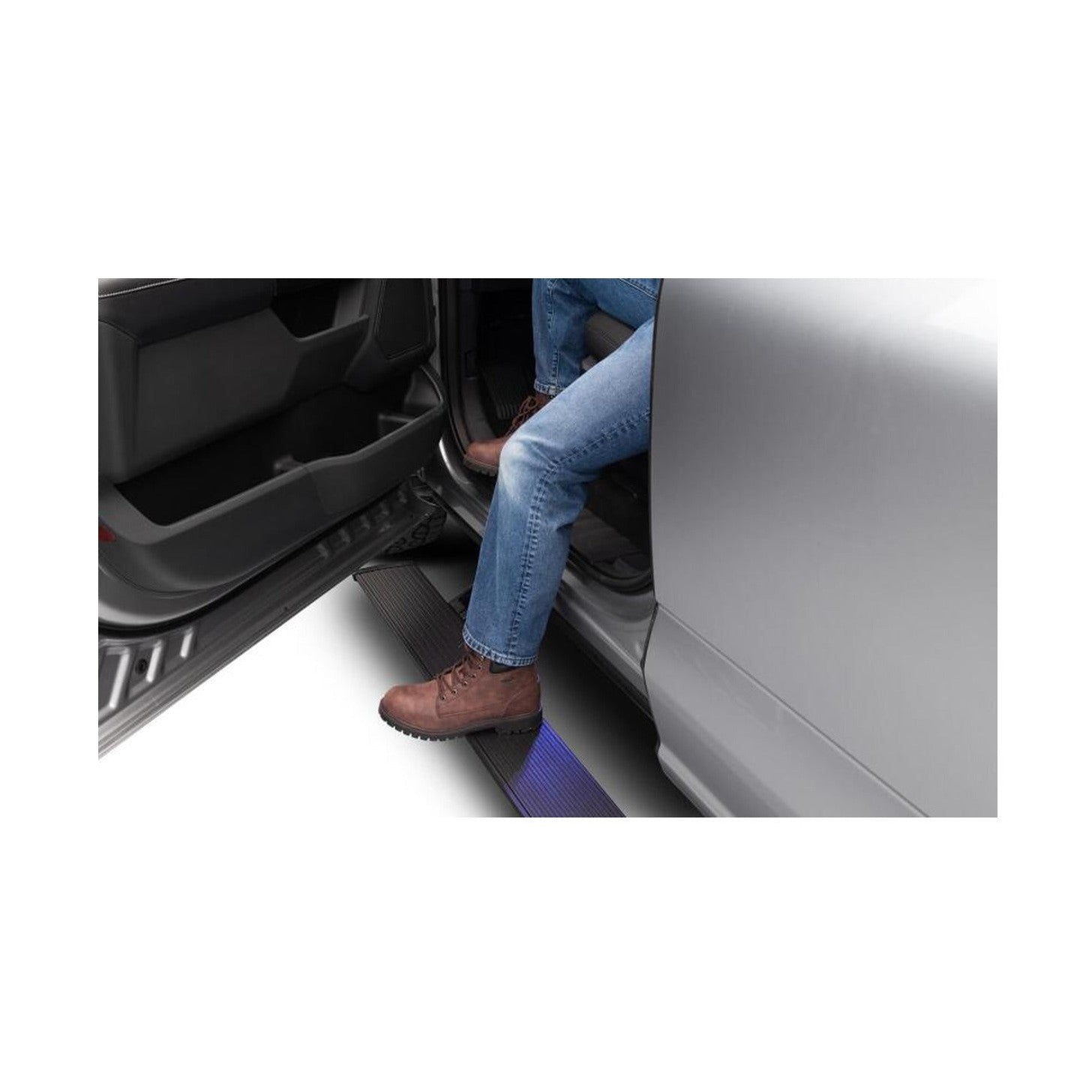 AMP Research AMP Research 21-23 Ford F150 PowerStep Plug N Play - Black (See 76252-01A For Hybrid), installed