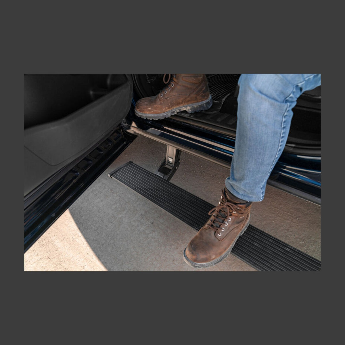 AMP Research AMP Research 21-23 Ford F150 Hybrid/Lighting ONLY Power Step - Plug N Play, installed