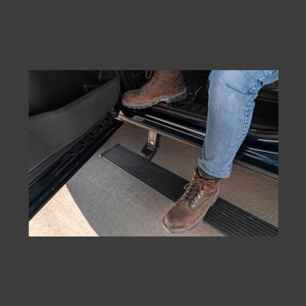 AMP Research AMP Research 21-23 Ford F150 Hybrid/Lighting ONLY Power Step - Plug N Play, installed
