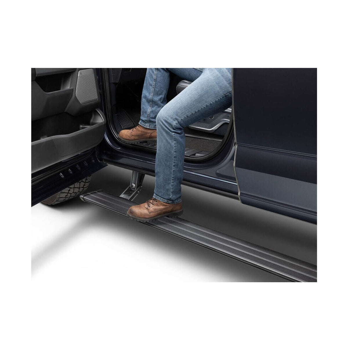AMP Research AMP Research 21-24 Ford F-150 SuperCrew PowerStep Vision, installed