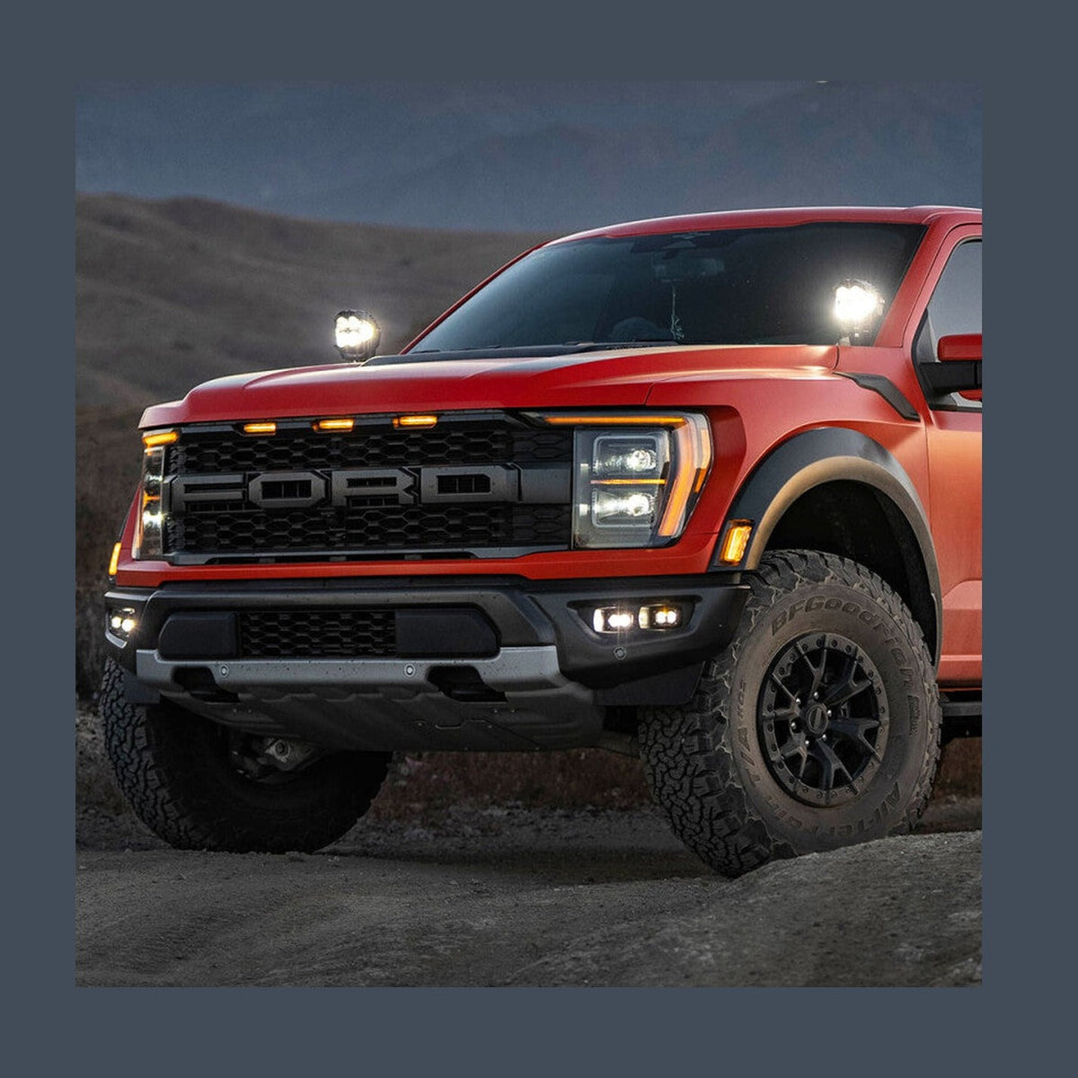 Baja Designs Baja Designs 21+ Ford Raptor/22+ Bronco S2 SAE Pro Fog Pocket Light Kit Clear/Amber