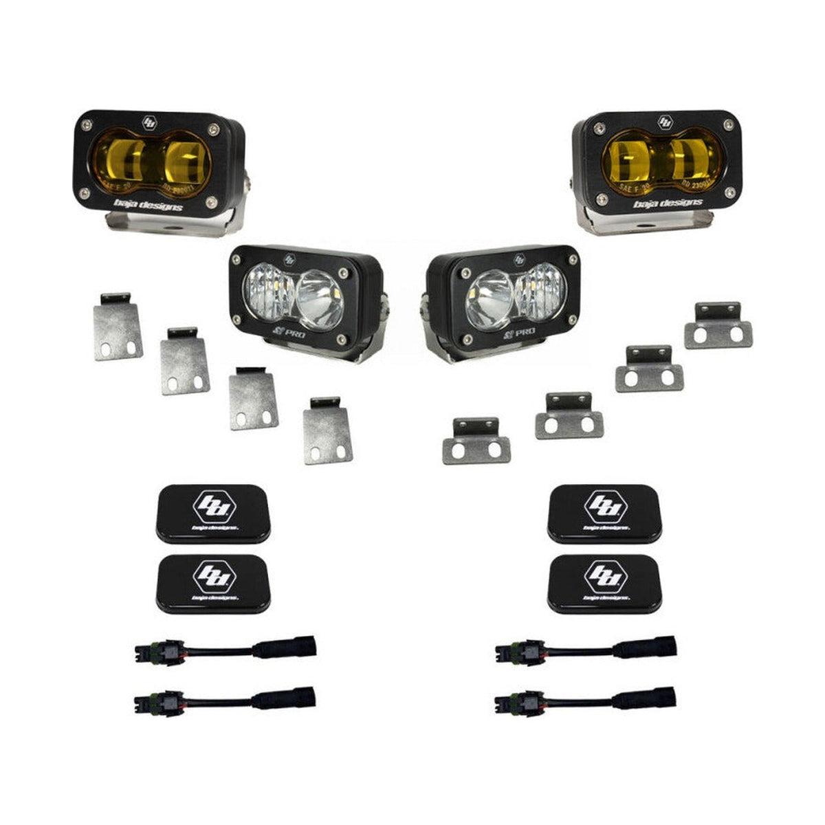Baja Designs Baja Designs 21+ Ford Raptor S2 SAE Pro Fog Pocket Light Kit