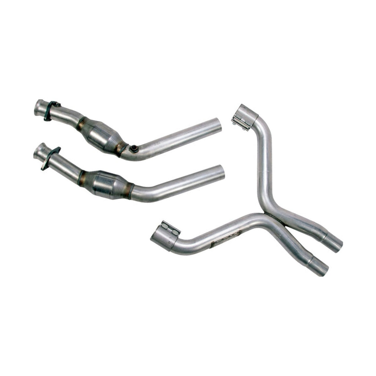BBK BBK 11-14 Mustang 3.7 V6 High Flow X Pipe With Catalytic Converters - 2-1/2
