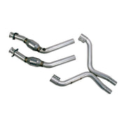 BBK BBK 11-14 Mustang 3.7 V6 High Flow X Pipe With Catalytic Converters - 2-1/2