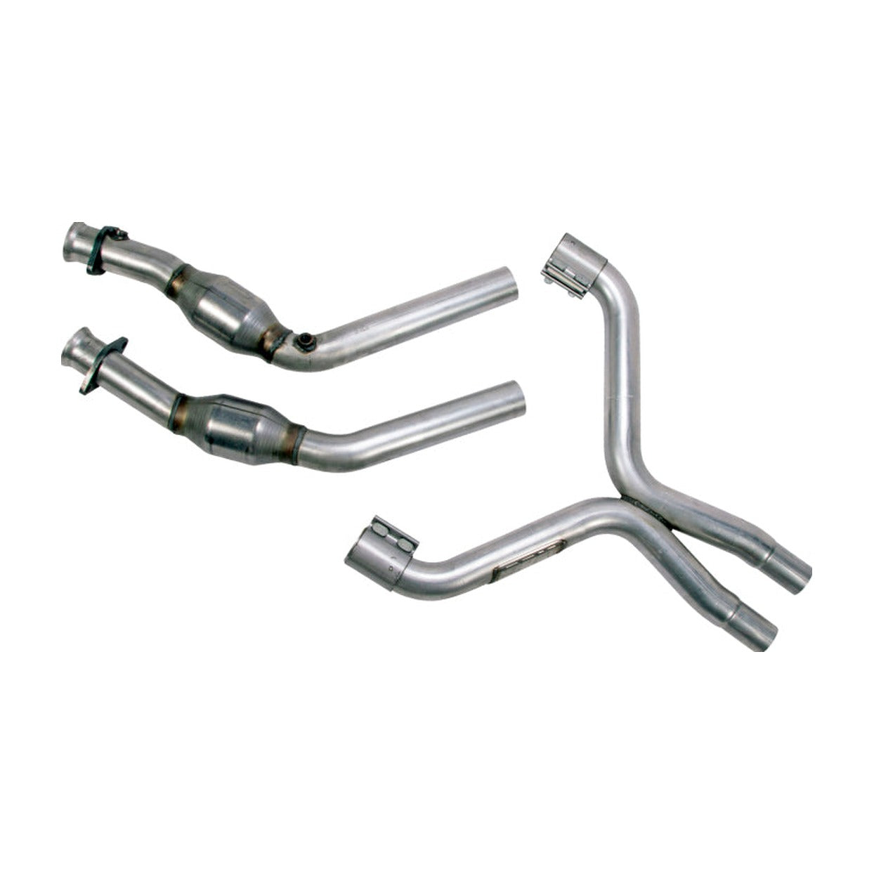 BBK BBK 11-14 Mustang 3.7 V6 High Flow X Pipe With Catalytic Converters - 2-1/2