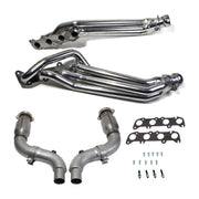 BBK BBK 15-23 Ford Mustang GT 5.0 1-7/8in Headers w/High Flow Catted Mid Pipe (Silver Ceramic)
