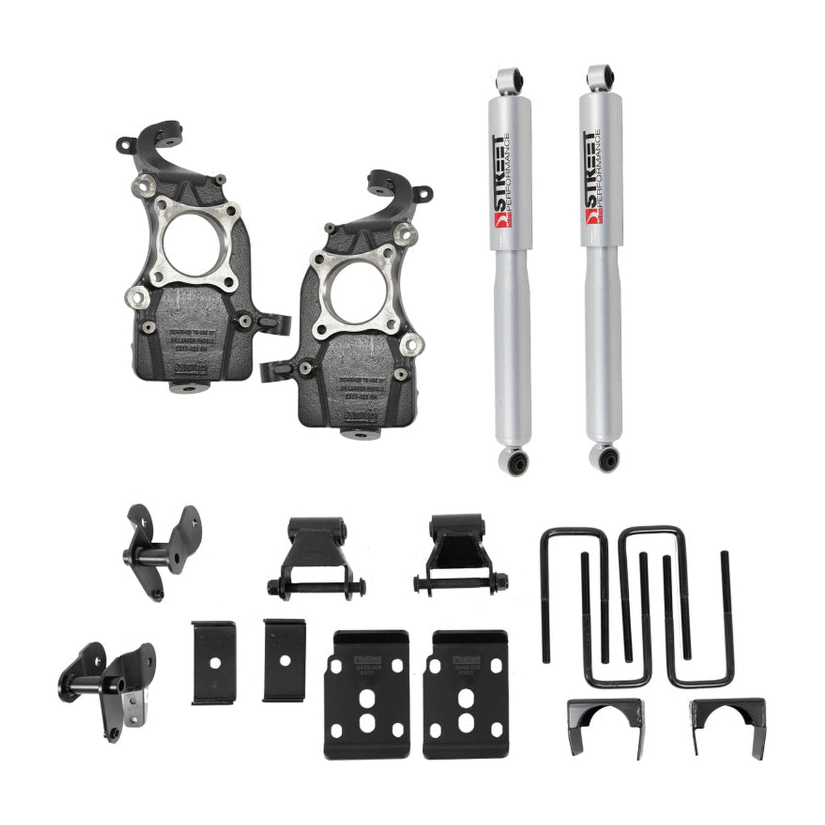 Belltech Belltech 2021+ Ford F-150 2WD Lowering Kit w/ Street Performance Shocks