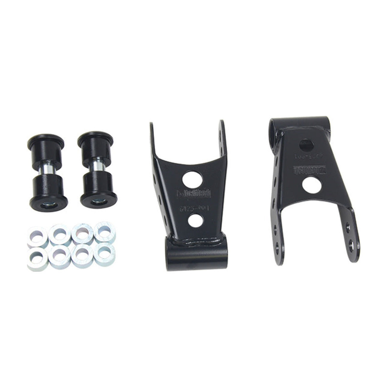 Belltech Belltech SHACKLE KIT 15-16 Ford F150 (All Cabs Short Bed Only) 4WD 1in / 2in Rear Drop