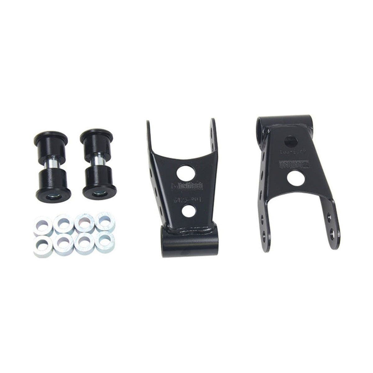 Belltech Belltech SHACKLE KIT 15-16 Ford F150 (All Cabs Short Bed Only) 4WD 1in / 2in Rear Drop