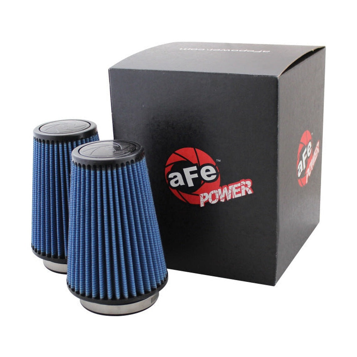 aFe aFe MagnumFLOW IAF PRO 5R EcoBoost Stage 2 Replacement Air Filter 3-1/2F x 5B x 3-1/2T x 7H x 1 FL