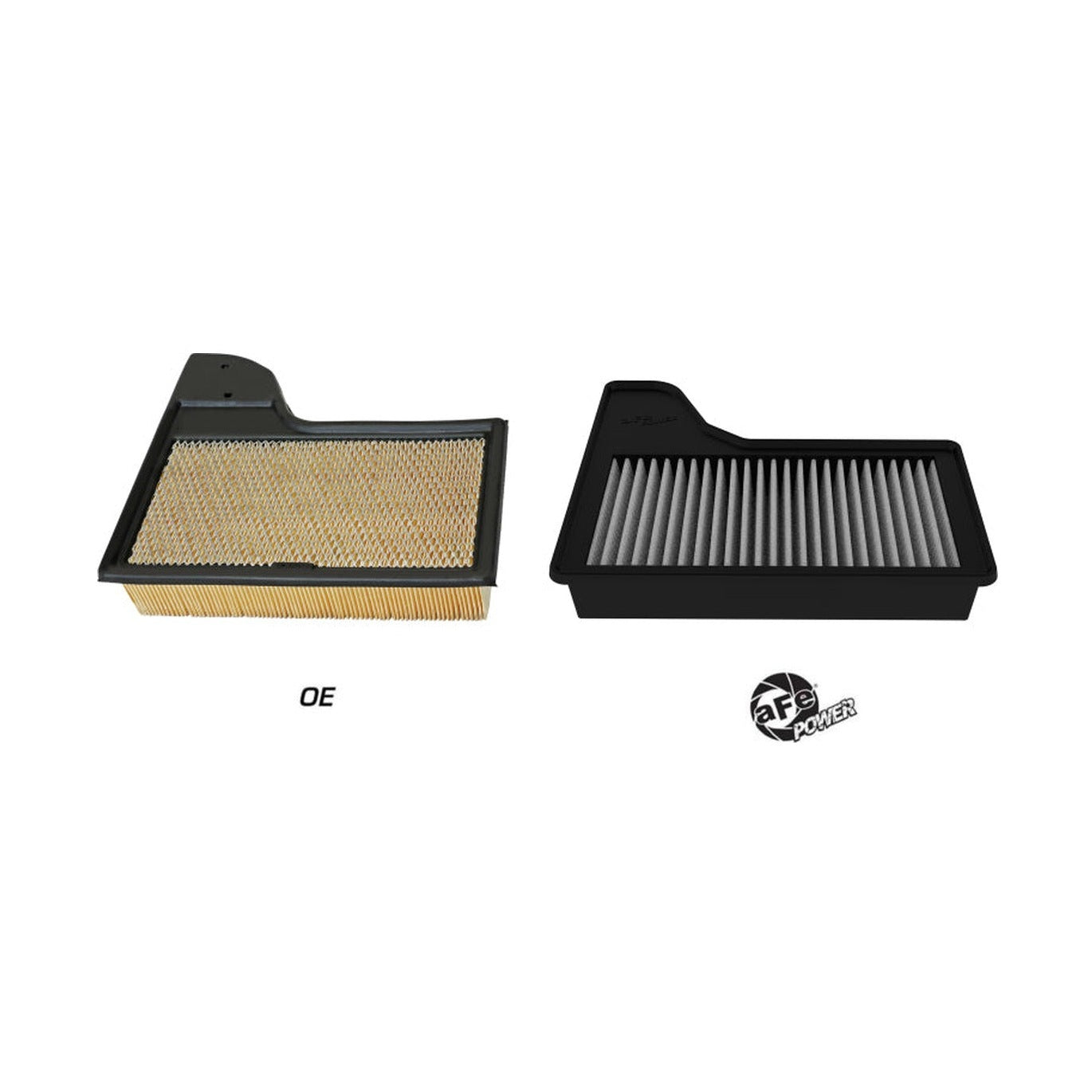 aFe aFe MagnumFLOW OEM Replacement Air Filter PRO Dry S 2015 Ford Mustang L4 / V6 / V8