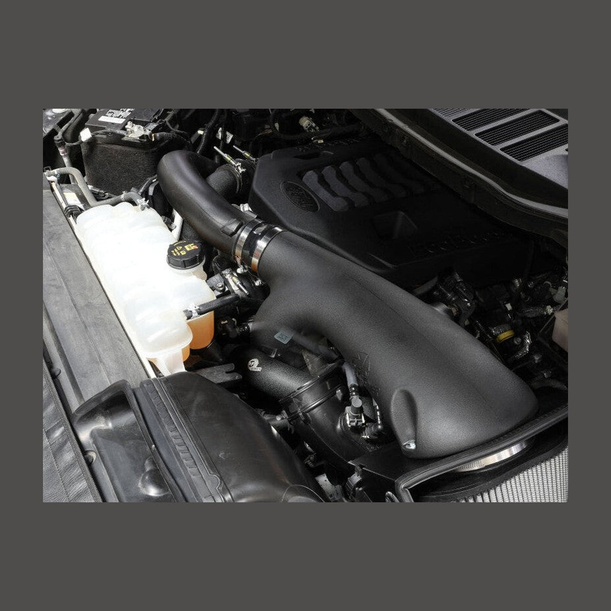 aFe aFe BladeRunner 21-22 Ford F-150 Ecoboost V6-3.5L(tt) Aluminum Hot and Cold Charge Pipe Kit Black