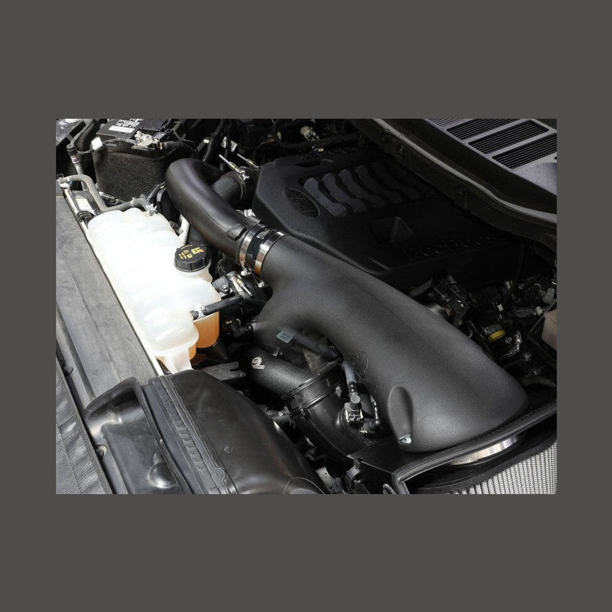aFe aFe BladeRunner 21-22 Ford F-150 Ecoboost V6-3.5L(tt) Aluminum Hot and Cold Charge Pipe Kit Black