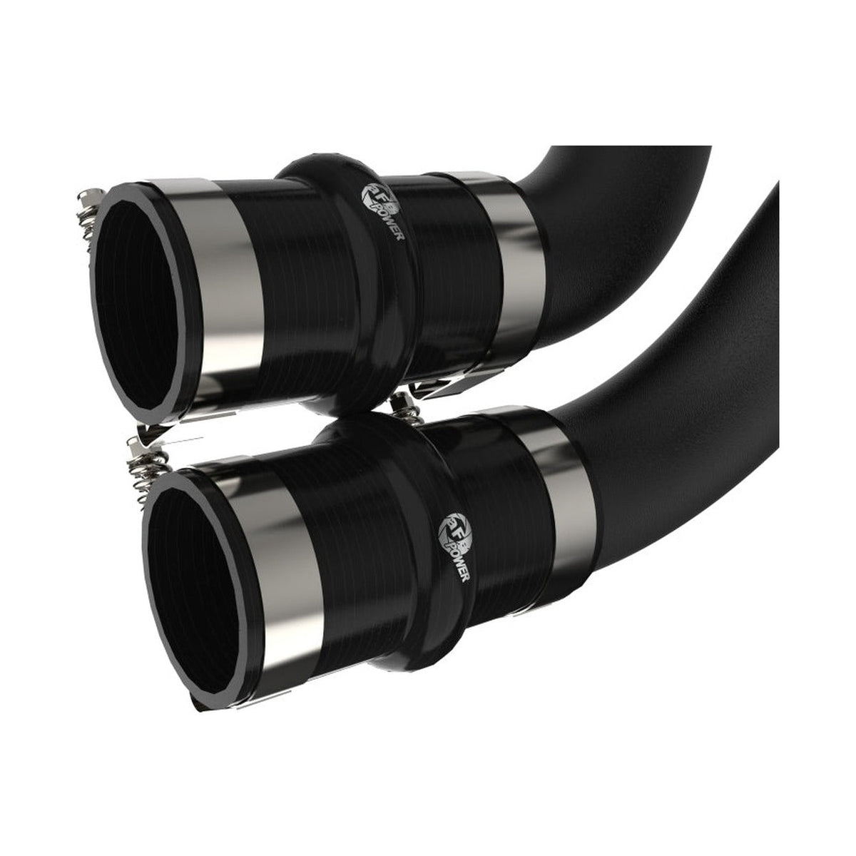 aFe aFe BladeRunner 21-22 Ford F-150 Ecoboost V6-3.5L(tt) Aluminum Hot and Cold Charge Pipe Kit Black