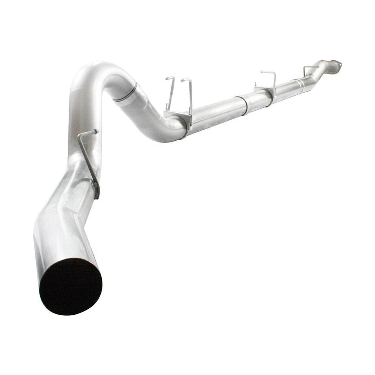 aFe aFe Atlas Exhausts 4in Cat-Back Aluminized Steel Exhaust Sys 2015 Ford F-150 V6 3.5L (tt) Black Tip
