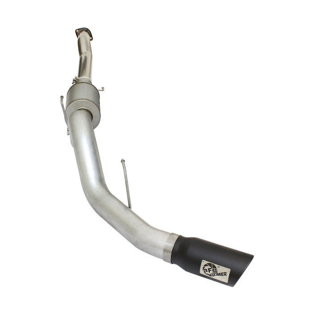 aFe aFe Atlas Exhausts 4in Cat-Back Aluminized Steel Exhaust Sys 2015 Ford F-150 V6 3.5L (tt) Black Tip