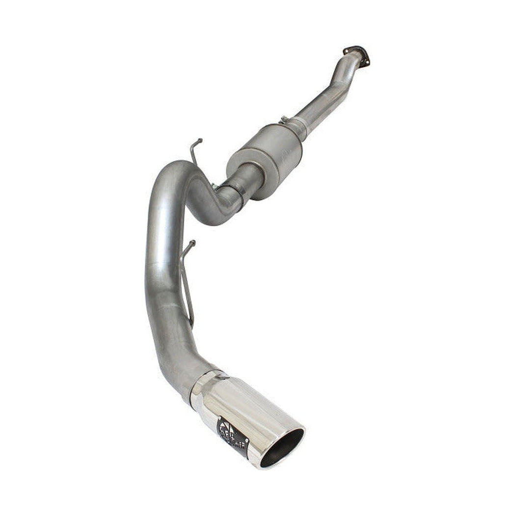 aFe aFe Atlas Exhausts 4in Cat-Back Aluminized Steel Exhaust 2015 Ford F-150 V6 3.5L (tt) Polished Tip