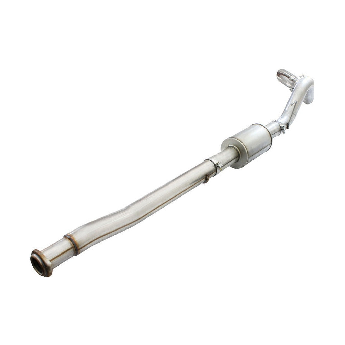 aFe aFe Atlas Exhausts 4in Cat-Back Aluminized Steel Exhaust 2015 Ford F-150 V6 3.5L (tt) Polished Tip