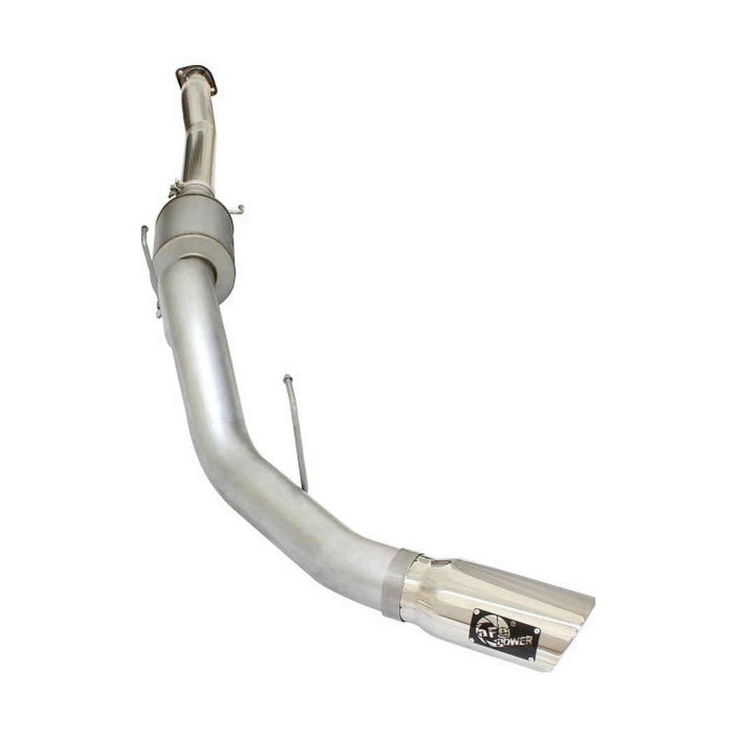 aFe aFe Atlas Exhausts 4in Cat-Back Aluminized Steel Exhaust 2015 Ford F-150 V6 3.5L (tt) Polished Tip