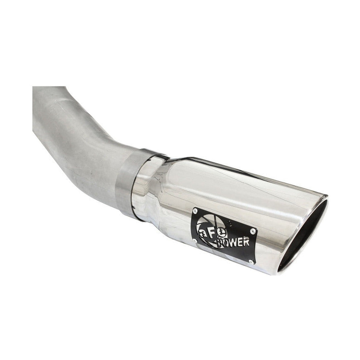 aFe aFe Atlas Exhausts 4in Cat-Back Aluminized Steel Exhaust 2015 Ford F-150 V6 3.5L (tt) Polished Tip