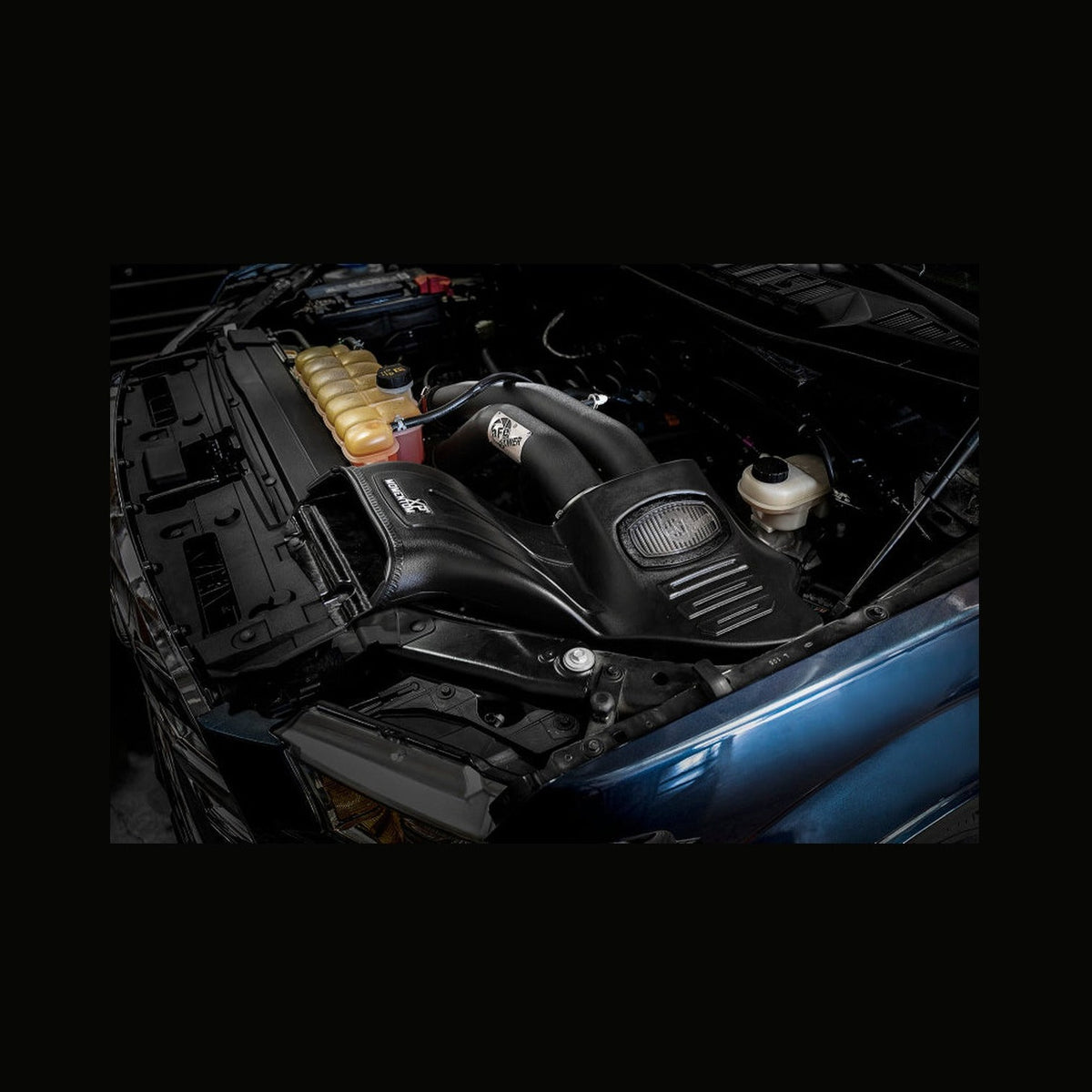 aFe aFe Momentum XP Pro DRY S Cold Air Intake System w/ Black Aluminum Intake Tubes, installed