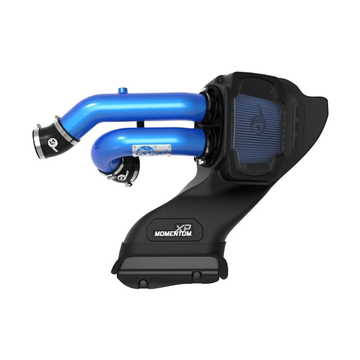 aFe aFe 21-22 Ford F-150 Raptor V6-3.5L(tt) Momentum XP Cold Air Intake System - Blue w/ Pro 5R Filter